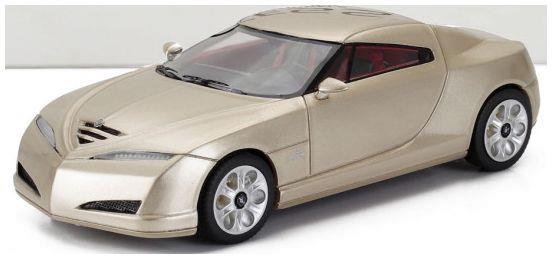 Kess  1:43rd Scale Alfa Romeo Bertone Bella Concept Car 1999 Metallic Gold