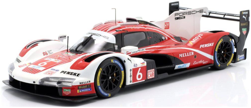 IXO  1:18th Scale Porsche 963 #6 4th 24h Le Mans 2024 Penske Motorsport Estre/Lotterer/Vanthoor
