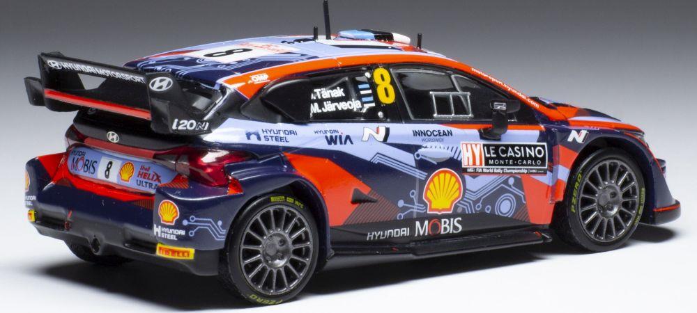 IXO 1:43 Scale Hyundai i20 N Rally1 #8 WRC Rally Monte Carlo 2022 T.Tanak/M.Jarveoja