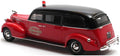 Matrix 1:43 Scale Packard Henney Fire Dept Ambulance 1940 Red/Black
