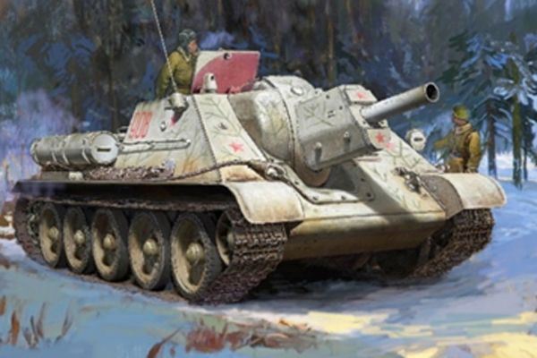 Zvesda 1:35 Scale SU-122 Self Propelled Gun