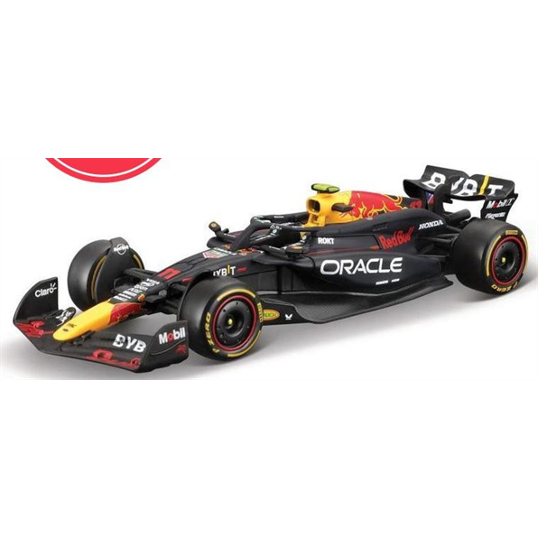 Burago 1:43 Scale Red Bull Racing RB20 F1 2024 Perez Card Box