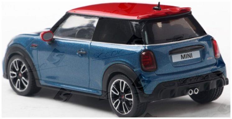 Solido  1:43rd Scale Mini Cooper John Cooper Works Island Blue Metallic 2023