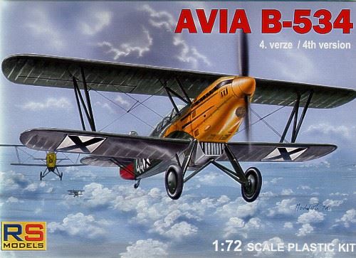 Red-Scale Modellbau 1:72 Scale Avia B-534 IV./late version (5 decal v. Bulgaria, Czech, Luftwaffe, Slovakia)