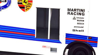 IXO/CMR 1:18 Scale Mercedes O317 Porsche Race Transporter Martini 1968 White