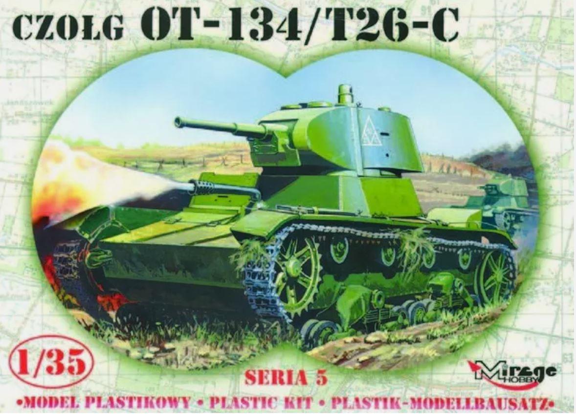 Mirage Hobby 35309 1/35 Scale Light Tank OT-134 / T-26-C Limited Edition SOVIET STORM