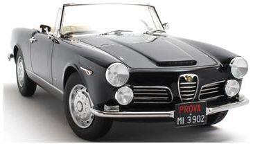 Cult 1:18 Scale Alfa Romeo 2600 Spider Touring Blue - 1961