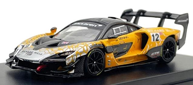 LCD  1:64th Scale McLaren Senna GTR- Electroplate Orange #12