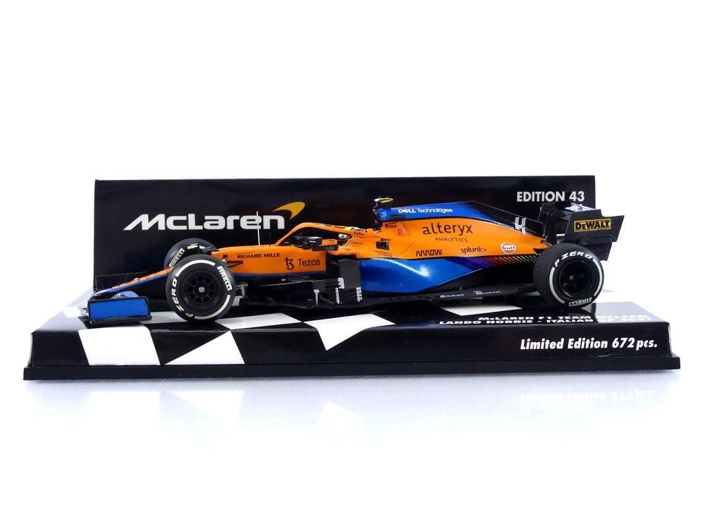 Minichamps 1:43 Scale McLaren F1 Team MCL35M Lando Norris Italian GP 2021