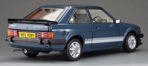 Sunstar 1:18th Scale Ford Escort RS1600i 1984 Caspian Blue
RHD UK Exclusive - Limited Edition 360pcs