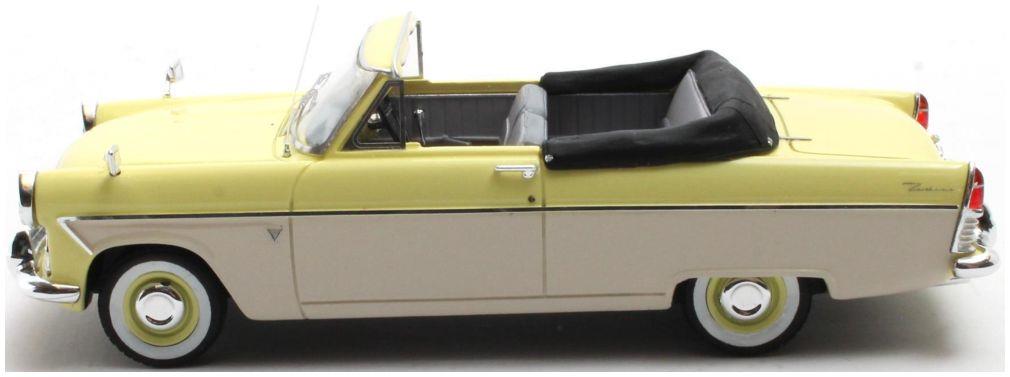 Matrix  1:43rd Scale Ford Zodiac MKII 206E Convertible Yellow White 1958-1962