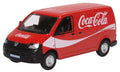 Oxford Diecast 1:76 Scale VW T5 Van Coca Cola