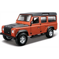 Burago 1:32 Scale Land Rover Defender 110 - Orange(Street)