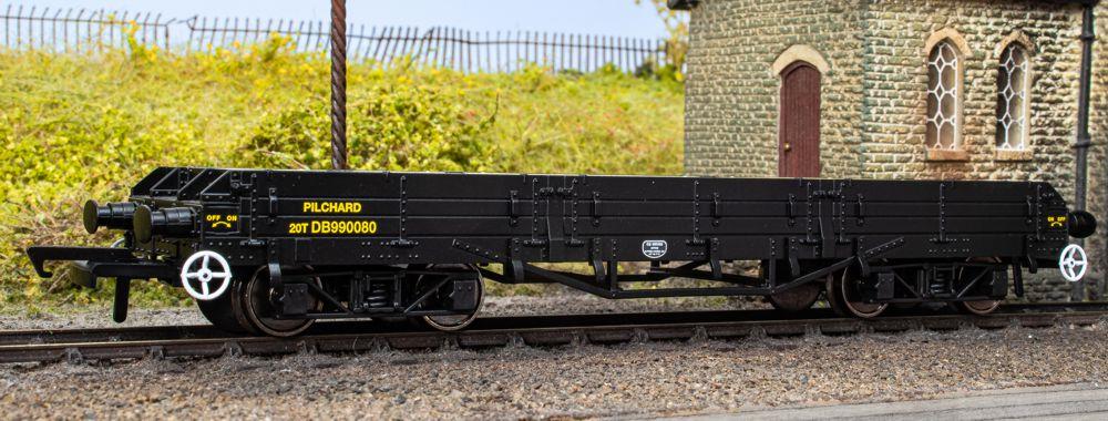 Oxford 1:76 Scale Pilchard Wagon BR Black DB990080