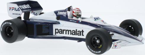 Model Car Group MCG 1:18 Scale Brabham BT52 #5 John Player Team Lotus Parmalat F1 Brazilian GP 1983 N.Piquet