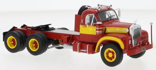 IXO 1:43 Scale Mack B 61 Red/Yellow 1953