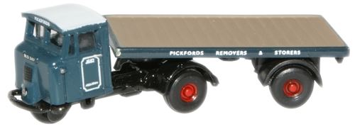 Oxford Diecast 1:148 Scale Mechanical Horse Flatbed Trailer Pickfords