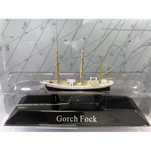 Atlas Editions 1:1250 Scale GORCH FOCK II Sail Training ship 1958 1:1250 Warships