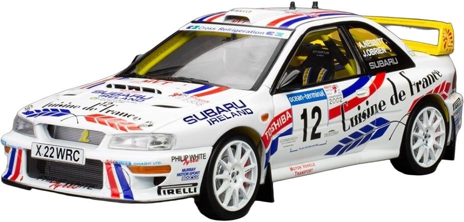 Sunstar 1:18 Scale Subaru Impreza S6 WRC '00 #12 Nesbitt O'Brien 1st Jim Clark Memorial Rally 2002