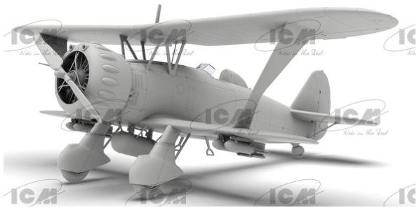 Icm Plastic Kits 1:32 Scale Hs 123A-1 (Late) WWII German Attack Aircraft