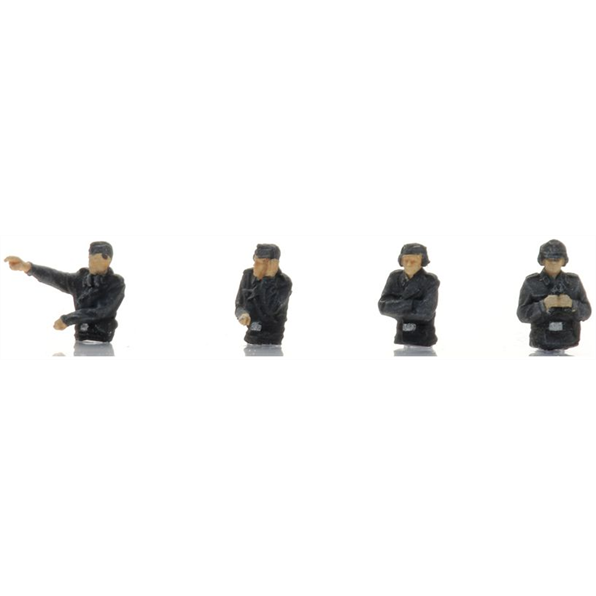 Artitec 1:120 Scale Tank Crew in Tank (4x) (WM) Ready-Made Figures