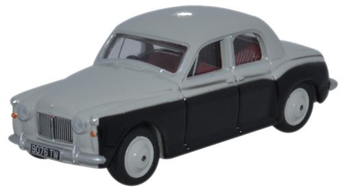 Oxford Diecast 1:76 Scale Rover P4 - Smoke Grey/Black