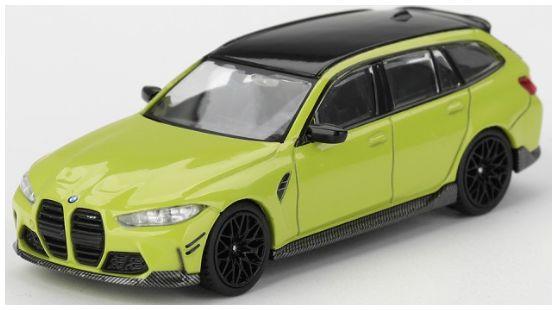MiniGT 1:64th Scale BMW M3 M Performance Touring Sao Paulo Yellow (LHD) Blister Packaging