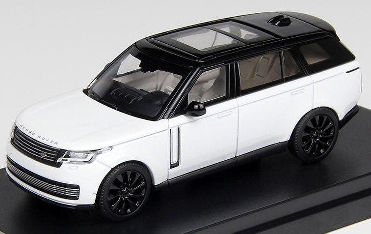 LCD Model 1:64 Scale Land Rover Range Rover White/Black