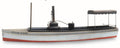 Artitec H0 Scale Steamboat African Queen Waterline (109MM) 1:87 Ready-Made, Painted