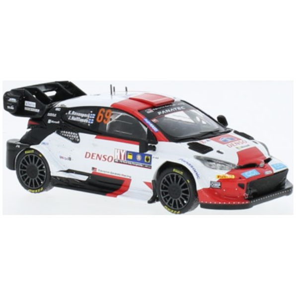 IXO 1:43 Scale Toyota GR Yaris Rally1 Hybrid #69 Central European Rally 2023 Champion Rovanpera