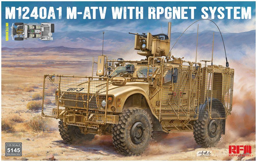 Rye Field Models�  1:35th Scale M1240A1 MATV w/RPG Net System and Full Interior