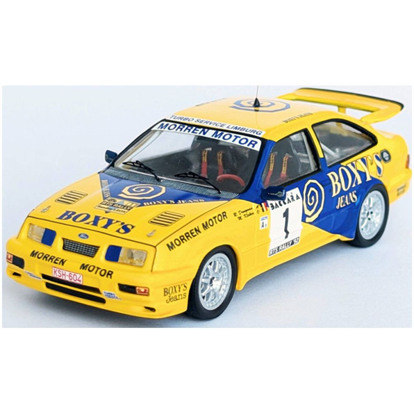 Trofeu 1:43 Scale Ford Sierra RS Cosworth 2nd RTS Rally 1992 Robert Droogmans/Michel Kleikens