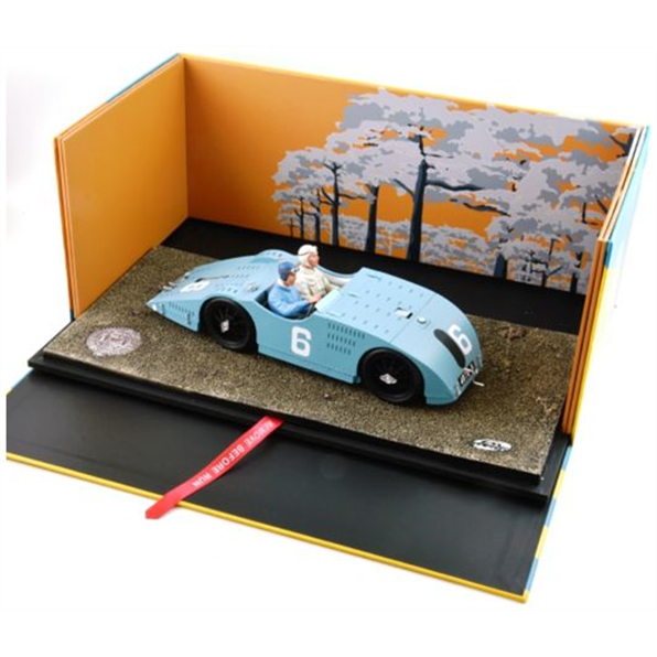 Le Mans Miniatures 1:18 Scale Bugatti T32 GP ACF Tours 1923 #6 Friderich 3rd
