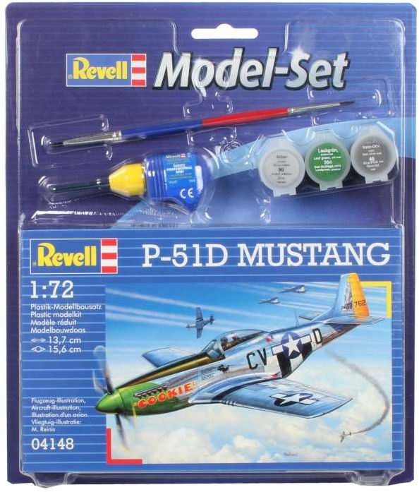 Revell 1:72 Scale P-51D Mustang 'Model Set'