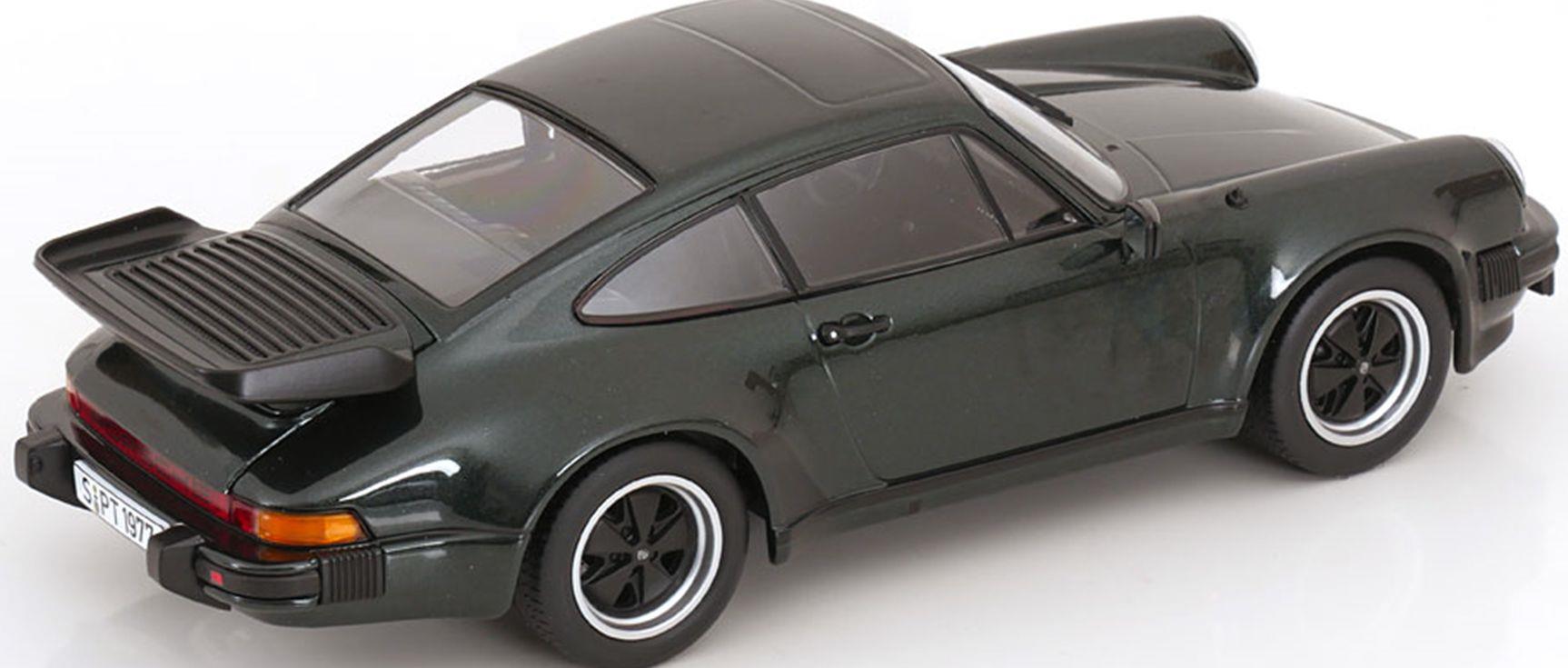 KK Scale 1:18th Scale Porsche 911 (930) Turbo 3.3 1977 Dk. Green Metallic