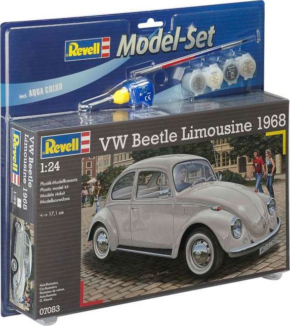 Revell 1:24 Scale VW Beetle Limousine 1968 'Model Set'