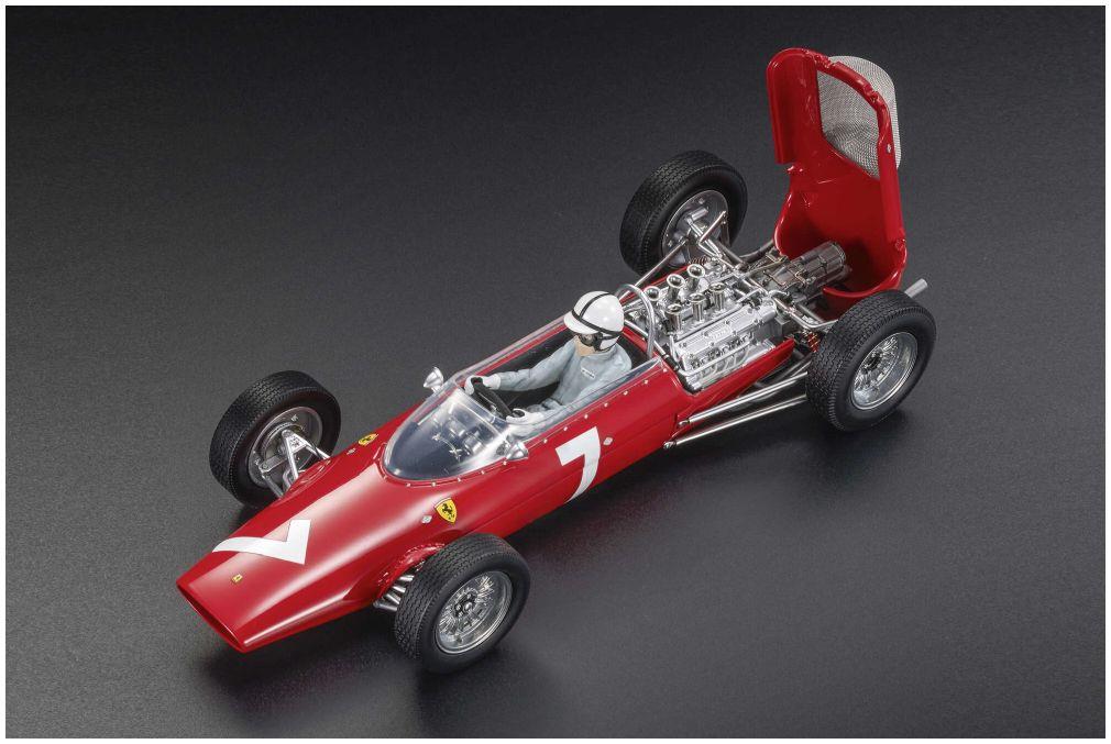 GP Replicas 1:18th Scale Ferrari 156 F1-63 #7 Surtees Winner German GP Nurburgring 1963 w/Driver