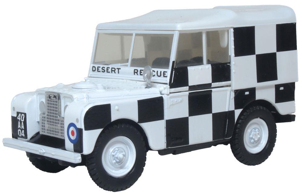Oxford 1:43 Scale Land Rover Series 1 80 inch RAF Tripoli Desert Rescue