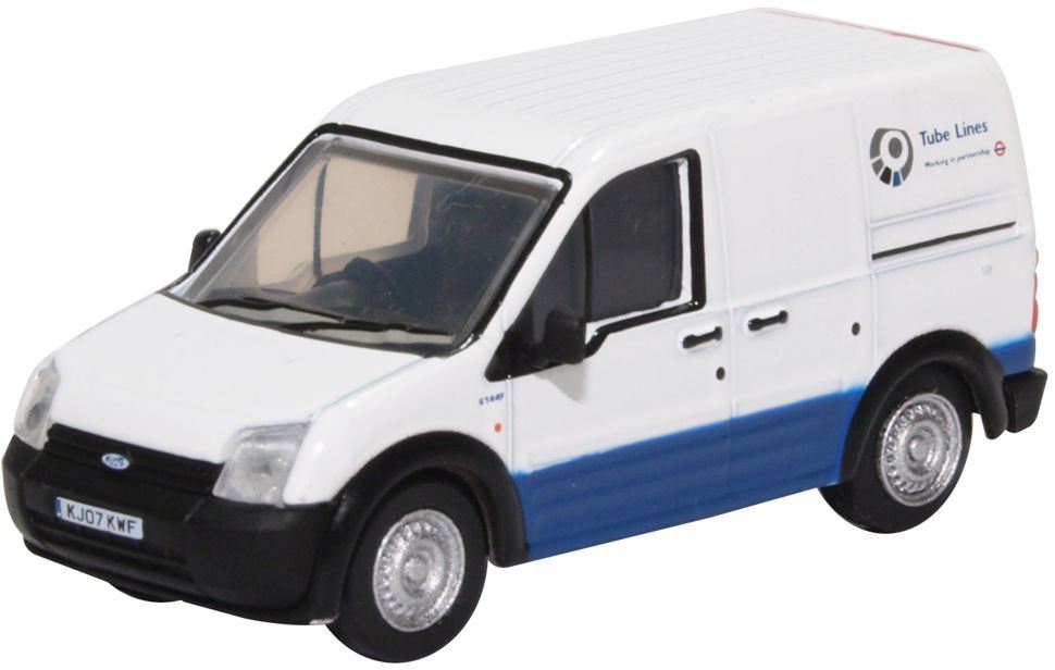 Oxford Diecast 1:76 Scale Ford Transit Connect Tube Lines