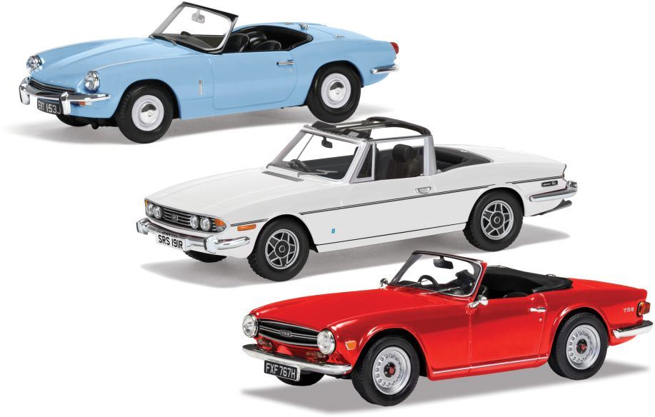 Corgi 1:43 Scale Triumph Topless Collection