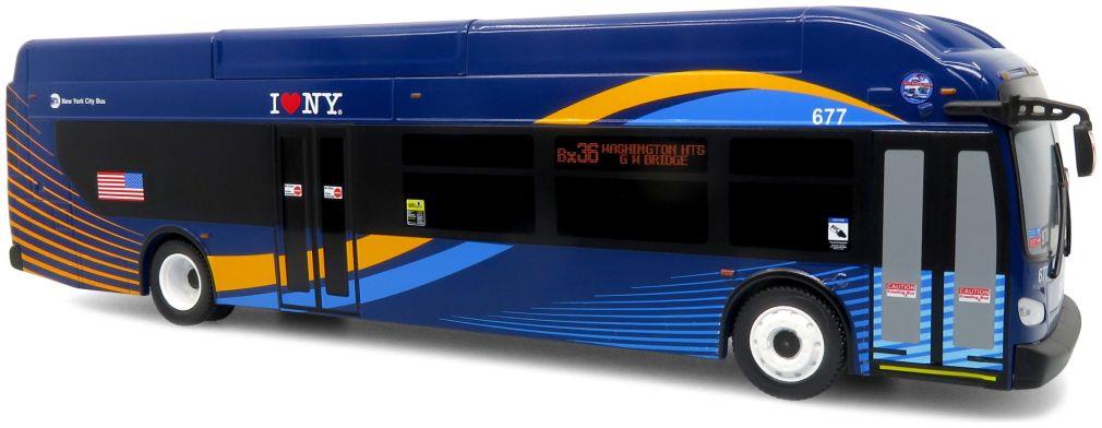 Iconic Replicas 1:43rd Scale NFI Xcelsior XN40 Transit Bus: MTA New York City