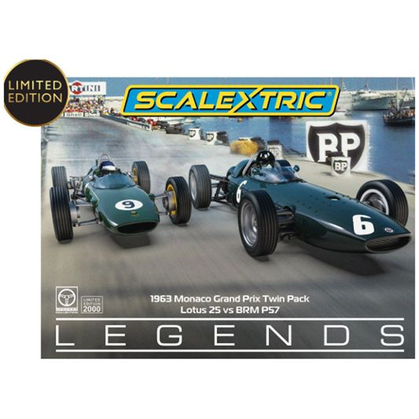 Scalextric  1:32nd Scale Monaco Carlo Grand Prix Twin Pack 1963