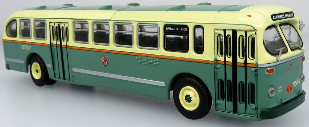 Iconic Replicas 1:87 Scale ACF Brill C-44 Transit Bus Chicago Surface Lines