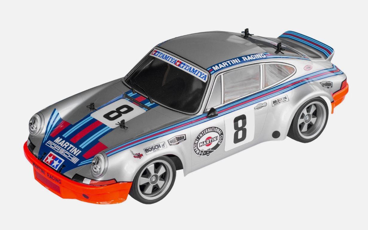 Tamiya RC 58571 1/10 Scale RC Porsche Carrera RSR Martini TT-02 4WD Assembly Kit