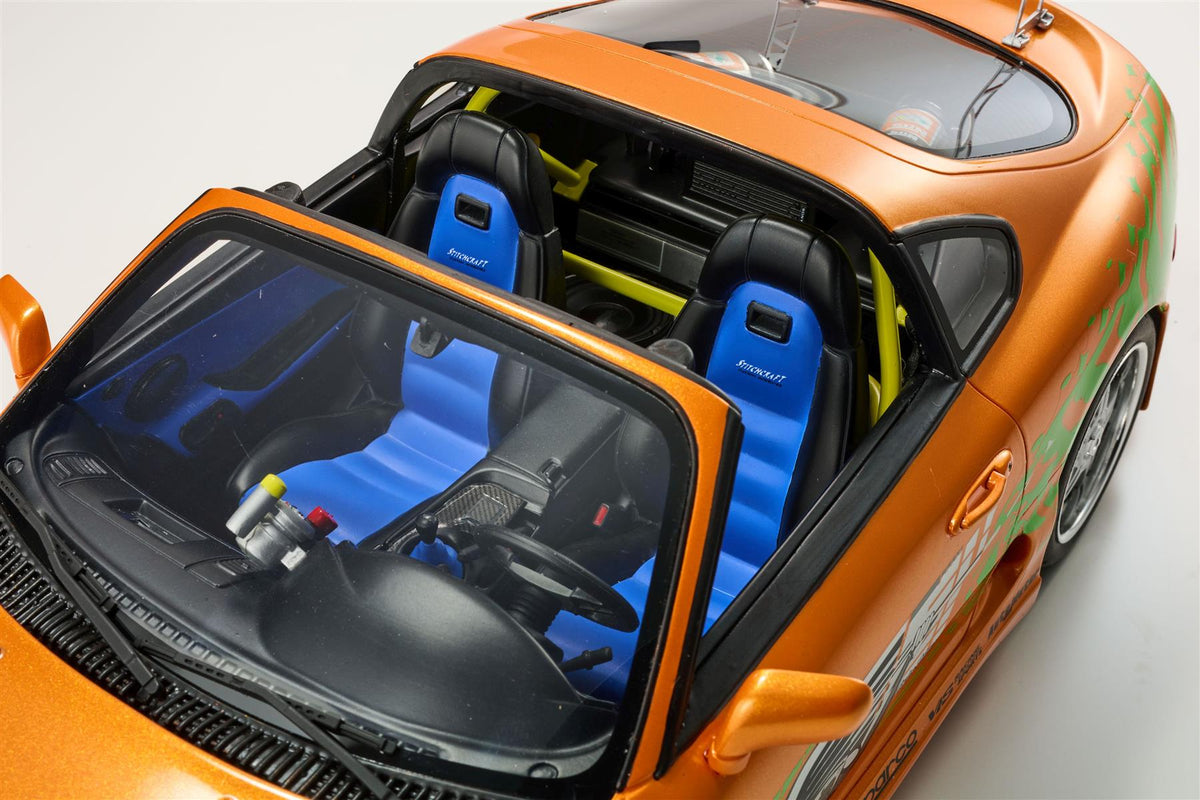 Kyosho  1:12th Scale Resin - Toyota Supra Turbo Fast and Furious Orange / Decals