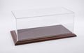 Atlantic 1:43 Scale Molsheim 1:43 Display Case with Mahogany Wood Base (Wide Edge)