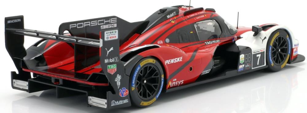 IXO 1:18th Scale Porsche 963 #7 Winner 24h Daytona 2025 Penske Motorsport Nasr/Tandy/Vanthoor
