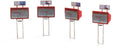 Artitec H0 Scale Letter boxes red-grey (4x) 1:87 Resin Kit,  Unpainted