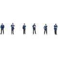 Artitec 1:160 Scale Conductors 1980s (6x) (NS) Ready-Made Figures