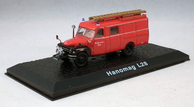 Atlas Editions 1:72 Scale Hanomag L28 - Werksfeuerwehr Toging